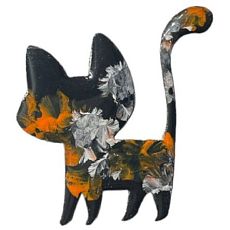 Брошь «Кошка» №3