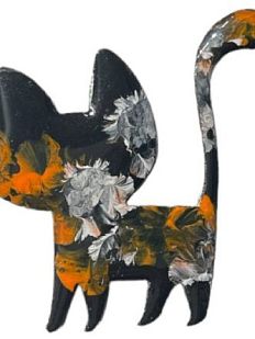 Брошь «Кошка» №3