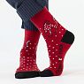 Носки «Леопард имеет повод хулиганить», р-р 38-41, красные, превью фото 1