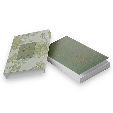 Блокнот ПИ_ШИ «101 заветное желание» №9, зеленый, фото 2.