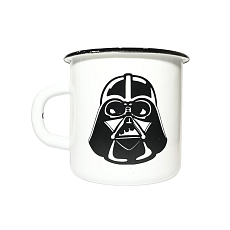 Эмалированная кружка «Darth Vader», белая, 400 мл