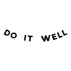Гирлянда «DO IT WELL»
