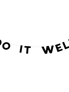 Гирлянда «DO IT WELL»