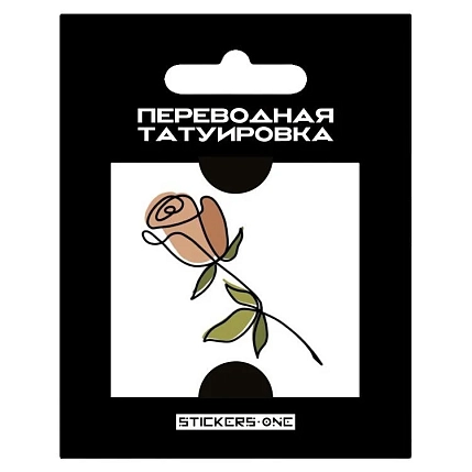 Переводная татуировка «Rose», фото 1.