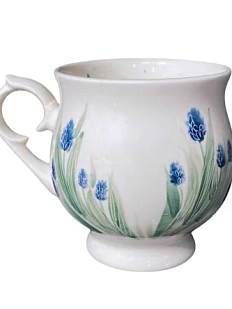 Кружка ручной работы Верба керамика ландыш «Гиацинт», керамика, 300 мл