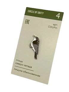 Металлический значок «Пищуха обыкновенная»