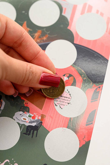 Адвент-календарь для пар «30 идей свиданий, которые сближают», А3, фото 3.