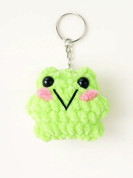 Плюшевый брелок ЦИЛИНСКАЯ «Квак», салатовый, фото 1.