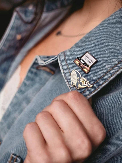 Металлический пин WAF WAF «Ты мой океан», фото 4.