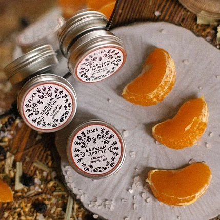 Бальзам для губ ELSKA Cosmetics «Клюква-апельсин», 10 гр, фото 3.