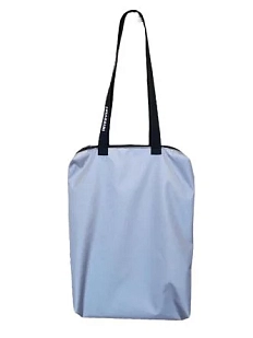 Сумка шоппер Интроверт на молнии, серый