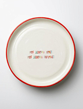 Тарелка ручной работы «Моя девочка», разноцветная, полуфарфор, 20 см