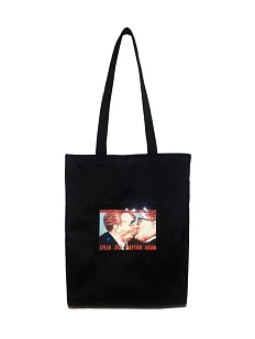 Сумка шоппер Интроверт с горизонтальным карманом, чёрный