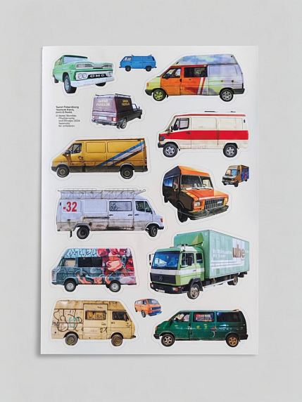 Набор наклеек «Saint Petersburg Texture Pack, part 3 (vans)», фото 1.