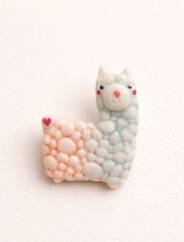 Брошь Радость Рядом «Лама», полимерная глина