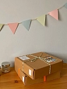 Бумажная гирлянда Это важно «Флажки», разноцветная, картон, 240 г/м², превью фото 1