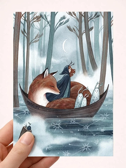 Открытка Анна Спешилова «Звёздная река», А6, фото 1.