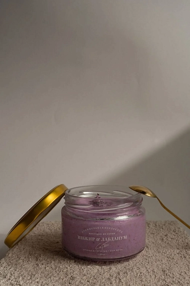 Кремовый скраб для тела Boutique de savon «Инжир и лабданум», 250 мл, фото 1.
