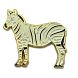 Металлический значок «Зебра» серия Зоопарк, превью фото 1