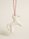 Ёлочная игрушка ручной работы «Лошадка 3д», белая, 8,5 см, превью фото 1
