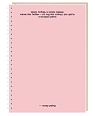 Блокнот на пружине Mitrozhe «Храни любовь», А5, 50 листов, розовый, превью фото 1