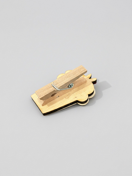 Бирка для подарка на прищепке «Кекс», BOE, фото 2.