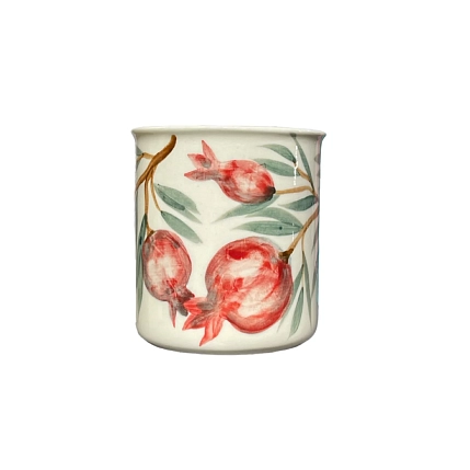 Стакан ручной работы Верба керамика «Гранат», керамика, 400 мл, фото 1.