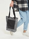 Сумка Ranzel Bags «Monty Gray», тайвек, серая, превью фото 3