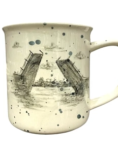 Кружка ручной работы Верба керамика цилиндр «Хочу я жить...», керамика, 500 мл