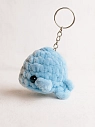 Плюшевый брелок ЦИЛИНСКАЯ «Кит», голубой, превью фото 2