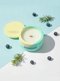 Cвеча «Морозный можжевельник», соевый воск, 50 мл