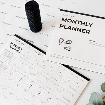 Настольный отрывной планер по месяцам «Aesthetic», фото 4.