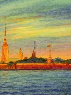 Картхолдер двойной, «Петропавловка», экокожа