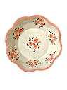 Пиала ручной работы Slowday Ceramics «Розовые розочки», полуфарфор, 14 см, превью фото 1
