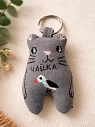 Брелок Колдовская игла «Кот с чайкой», превью фото 2