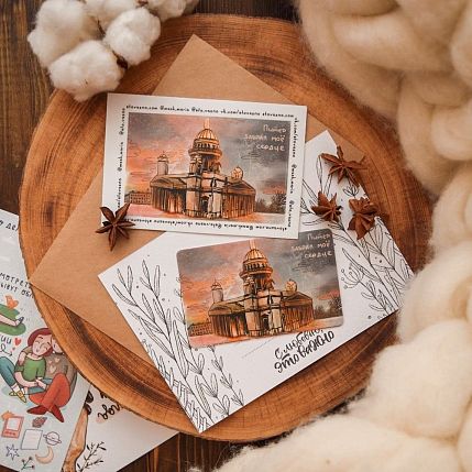 Наклейка на карту «Питер забрал моё сердце», фото 2.