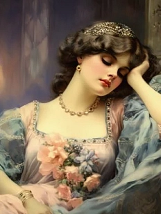 3D Стикер на телефон «Принцесса», объёмный