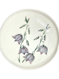 Блюдо ручной работы Верба керамика «Колокольчик», керамика, 24 см