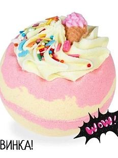 Бомбочка для ванны Boom Shop «Сладковато», розовая