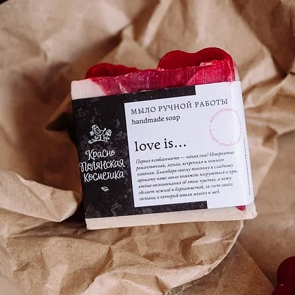 Мыло Краснополянская косметика «Love is», 80 г, фото 2.