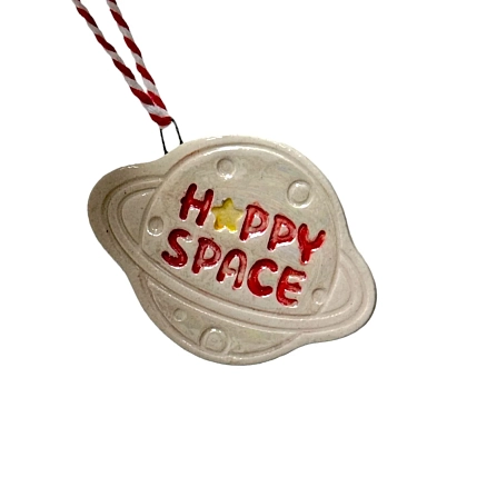 Игрушка на ёлку «Планета», керамика, фото 3.