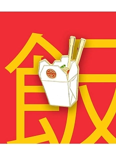 Металлический значок Heart of Moscow «Вок» серия Еда