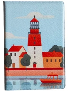 Обложка для паспорта «Маяк Балтийский», ПВХ