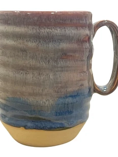 Кружка спираль «Закат с синим», керамика, 500 мл