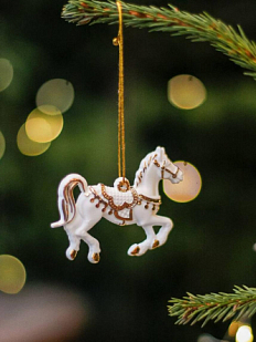 Игрушка новогодняя фарфоровая Bulygin «Лошадка №1»