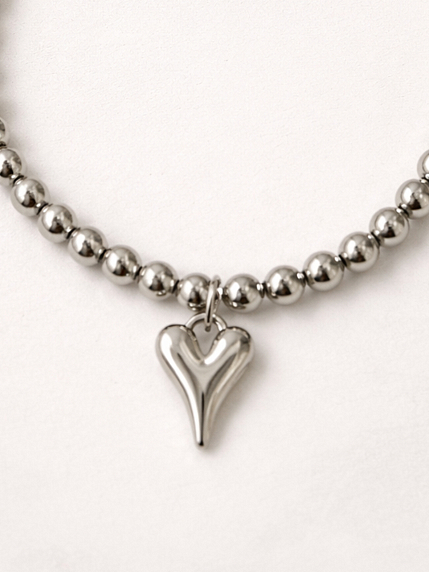 Браслет из гематита с подвеской «Сердце» Migette, фото 3.