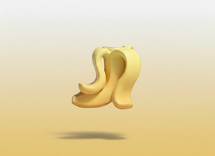 Подсвечник «Банан», фото 1.