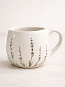 Кружка ручной работы Верба керамика «Лаванда», круглая, керамика, 250 мл, превью фото 2