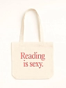 Сумка шоппер мини Подписные изделия «Reading is sexy», белый, превью фото 1