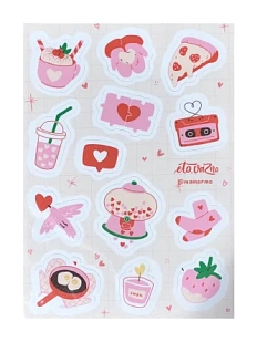 Стикерпак «Розовое настроение», А6
